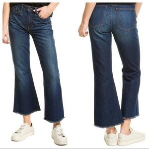 Veronica Beard Sandi Cropped Flare High Rise Jean